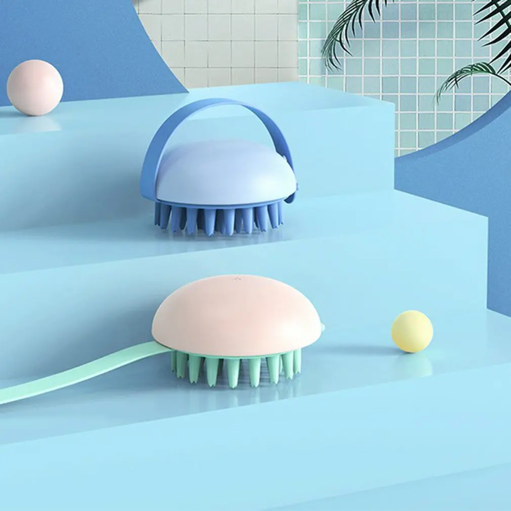 

Pet Brush Silicone Brush Grooming Brush Massage Bath Brush Pet Scrubber Comb Bathing Tool Pet Shampoo Brush