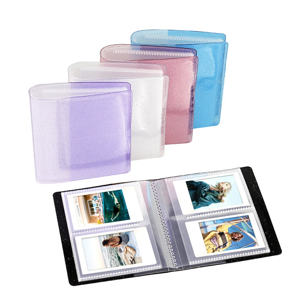 Besegad 64 Карманный фотоальбом для Fujifilm Instax mini11 3 дюйма цветной ПВХ мягкий