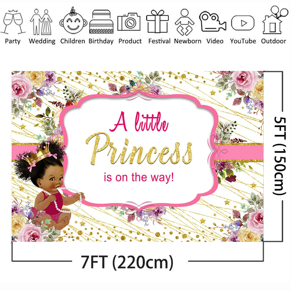 Mocsicka фон для фотосъемки маленькой принцессы новорожденных день рождения