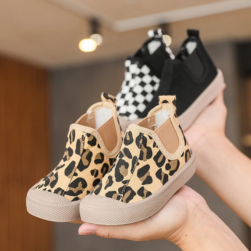 Kids Shoes Sneakers Girls New High Top Canvas Fashion Ankle Boots 2021 Spring Autumn Children | Детская одежда и обувь