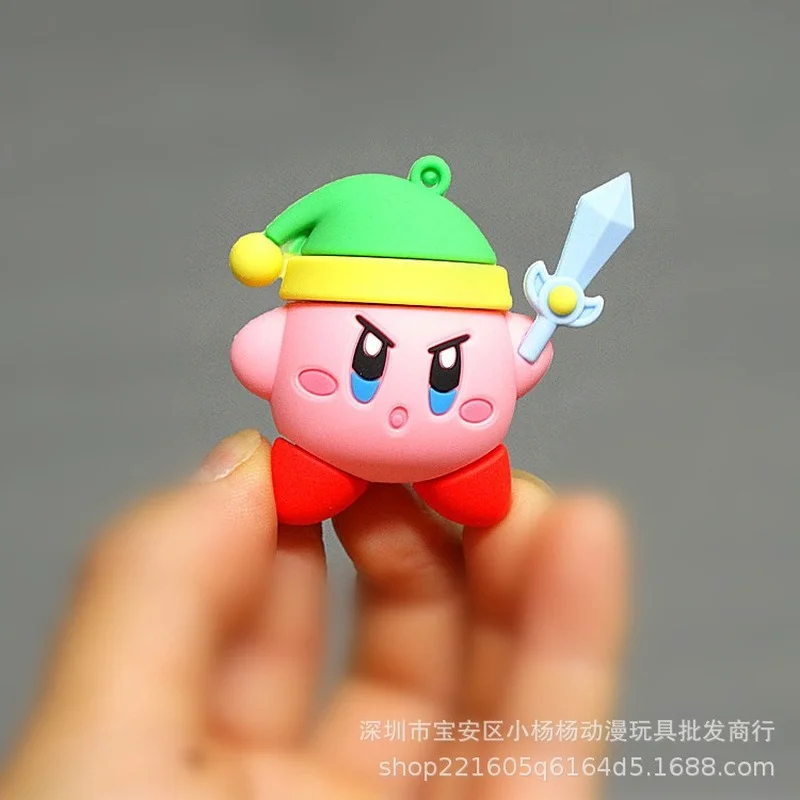 Kirby Аниме игры милый мультфильм Розовый kirby вадл ди ДУ собирать мини игрушки куклы