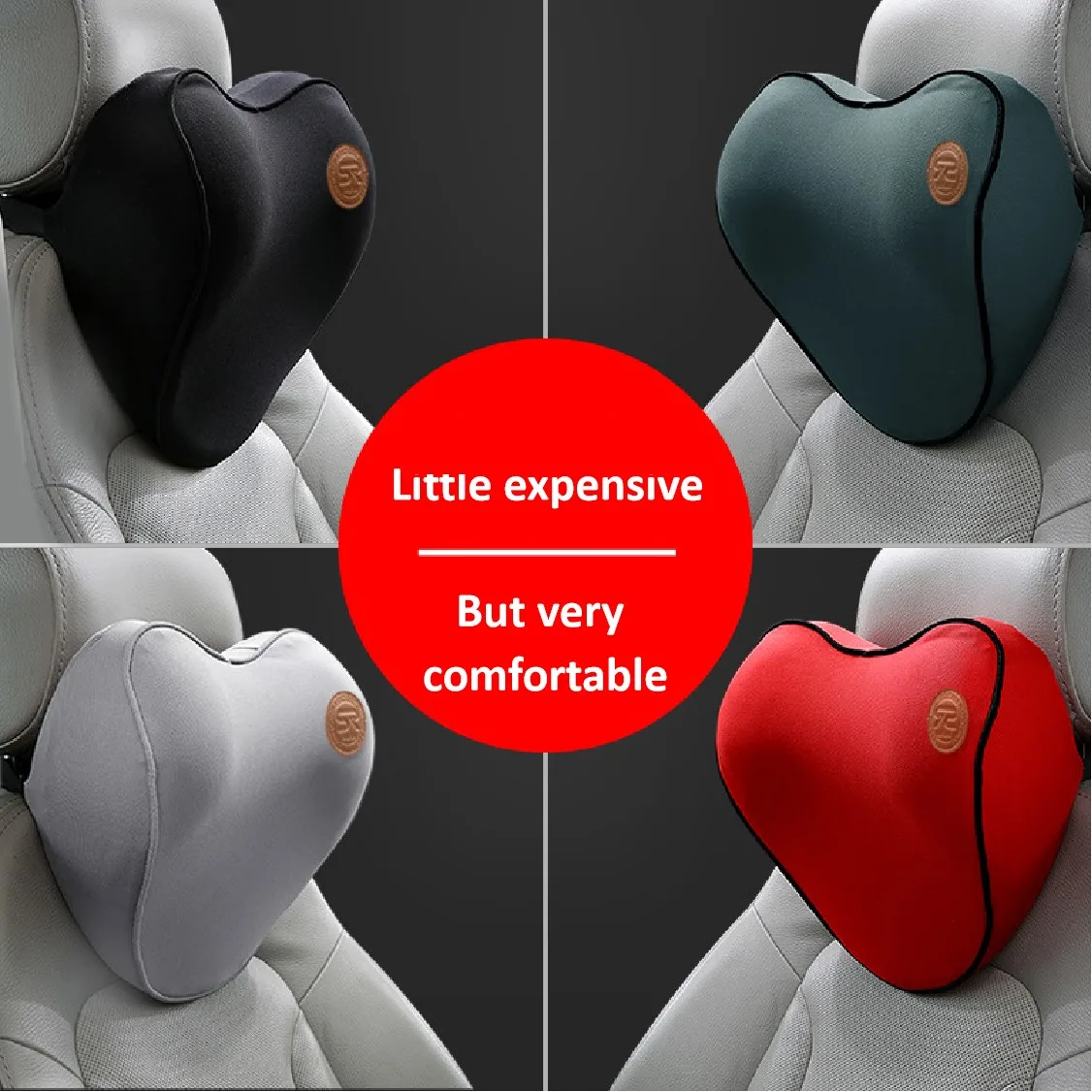 

Car Neck Pillows Heart-shaped Memory Foam Soft and Slow Rebound Head Pillow To Relieve Head Pain Automotive General High Quality