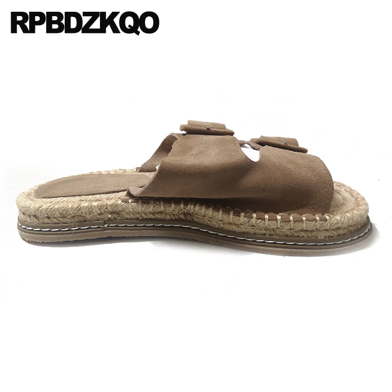 Большой размер высокое качество Flatforms платформе коричневый роскошная обувь