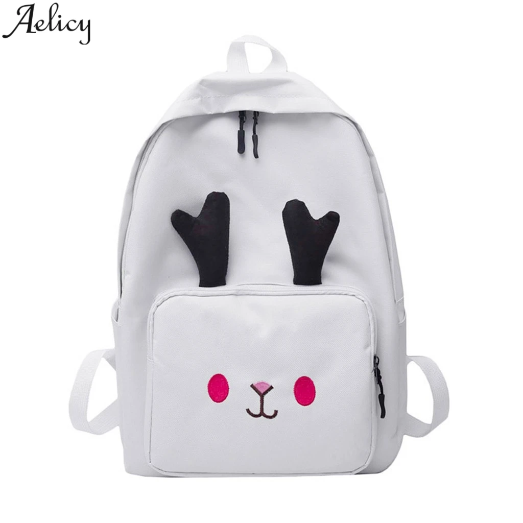 Aelicy модная женская хлопковая Льняная сумка на плечо милый рюкзак Большая