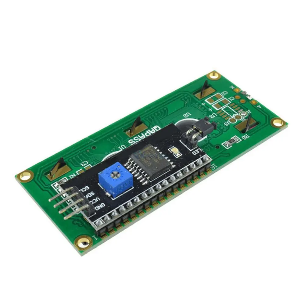 Желто зеленый экран переходная пластина Iic igc интерфейсный модуль 1602 ЖК 1602Lcd