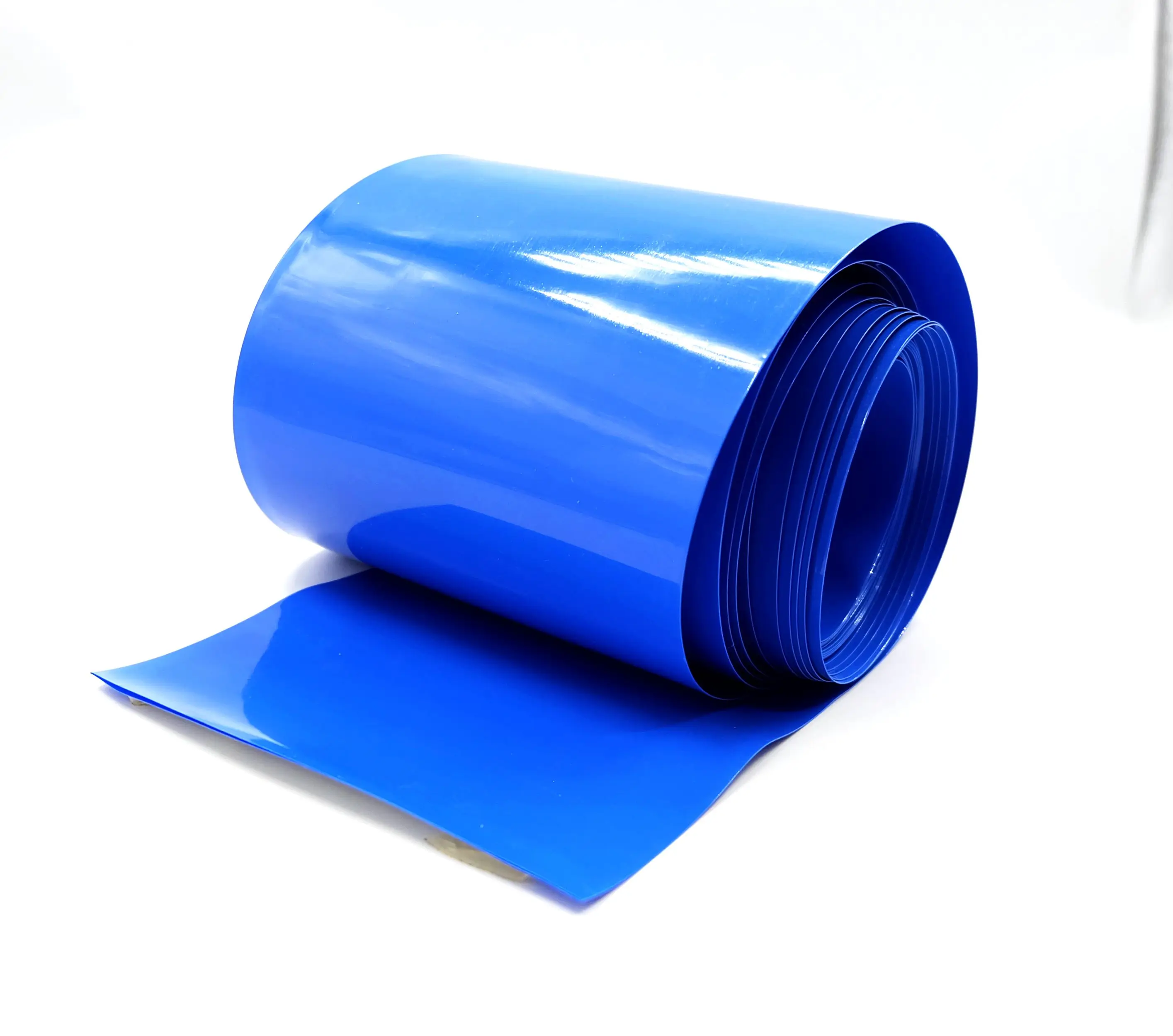 Термоусадочная трубка из ПВХ 2 м 285 мм ~ 580 синяя черная усадочная для кабеля