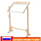 Деревянные рамки для вышивки крестиком DIY, напольная подставка для рукоделия, регулируемая фоторамка