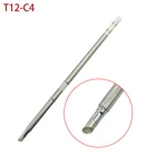 T12-C4 Форма C серии припой советы сварочные головки инструменты для FX9501907 T12 ручка вывода светодиодный  светодиодный станция для фотоаппаратов моментальной печати 7S расплава олова