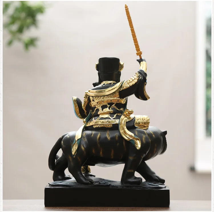 large Taoist Buddhism HOME Shrine efficacious protection Exorcise evil spirits Patron saint Zhao Gong ming God FENG SHUI statue | Дом и сад