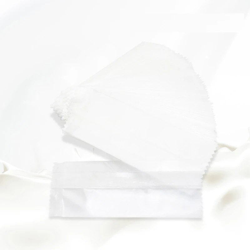 

200 шт./лот, упаковка для конфет, однотонная белая конфетная обертка Ticken, вечерние свадебные обертки для конфет и арахиса