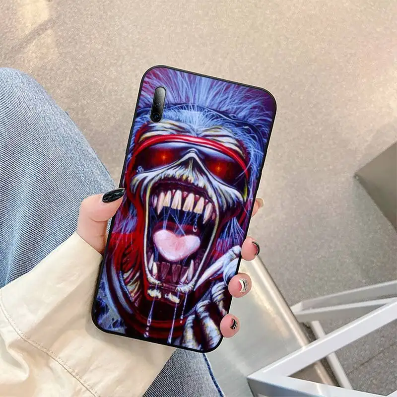 

Skull Band Horror Rock Band etui Phone Case for Samsung S6 S7 edge s8 s9 s10 S20 plus lite2019 2020 S10E Cover