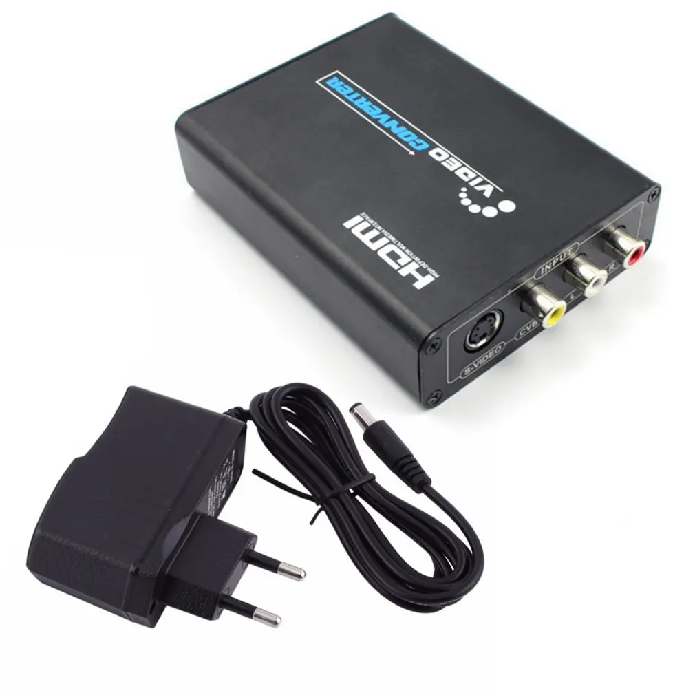 AV s видео в HDMI CVBS преобразователь SVIDEO + S коммутатор адаптер HD 3RCA PAL/NTSC