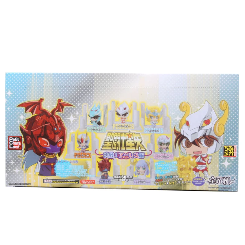 

Saint Seiya Q Version Death Mask Anime Action Figure Model Aldebaran PVC 6-7CM Toys Desktop Milo Mini Mephisto Decoration Figma