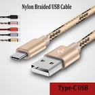 Кабель USB Type-c для OPPO A52, A72, A92, Realme 3, 4, 5, 6, 7, X 2, X50 Pro, Samsung S8, S9, S10