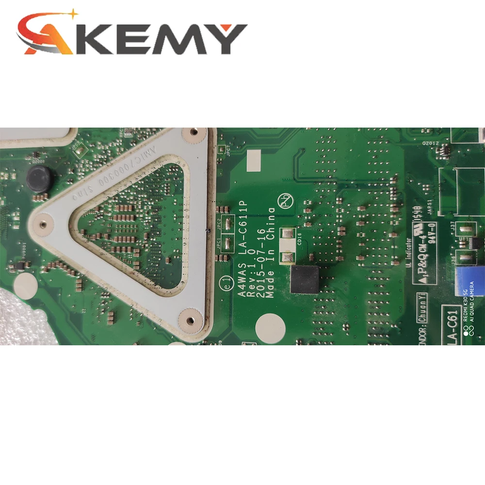 

For ACER E5-474G E5-474 Laptop Motherboard CPU I5-6200 GPU 920MX 2G A4WAS LA-C611P 100% Test Ok Mainboard