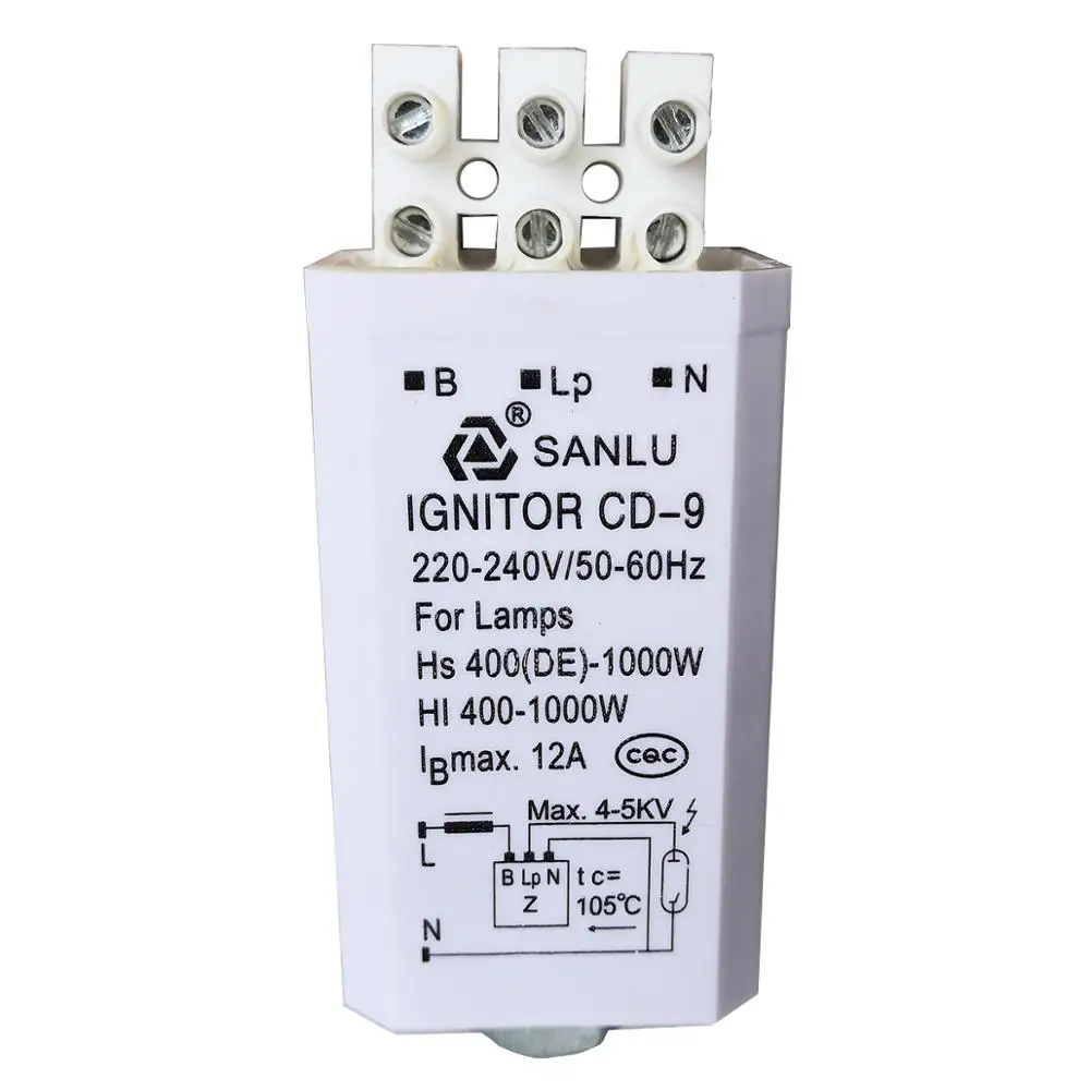 Sanlu CD 9 Ignitor электронные триггеры для сценических огней Hs 400(DE) 1000 Вт HQI HPS/MH 220 240 В/50 60