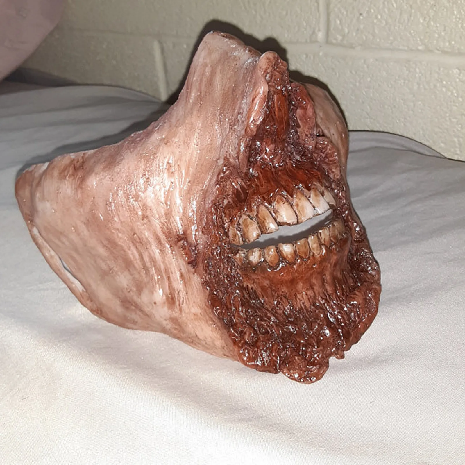 Ужас Хэллоуин маска зомби головной убор Биохимический косплей триллер грязное