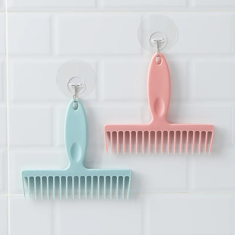 

Practical Household Cleaning Tools Broom Dusting Brushes Cleaning Tool Bathroom Hair Sewer Combs Hair Catchers artifact