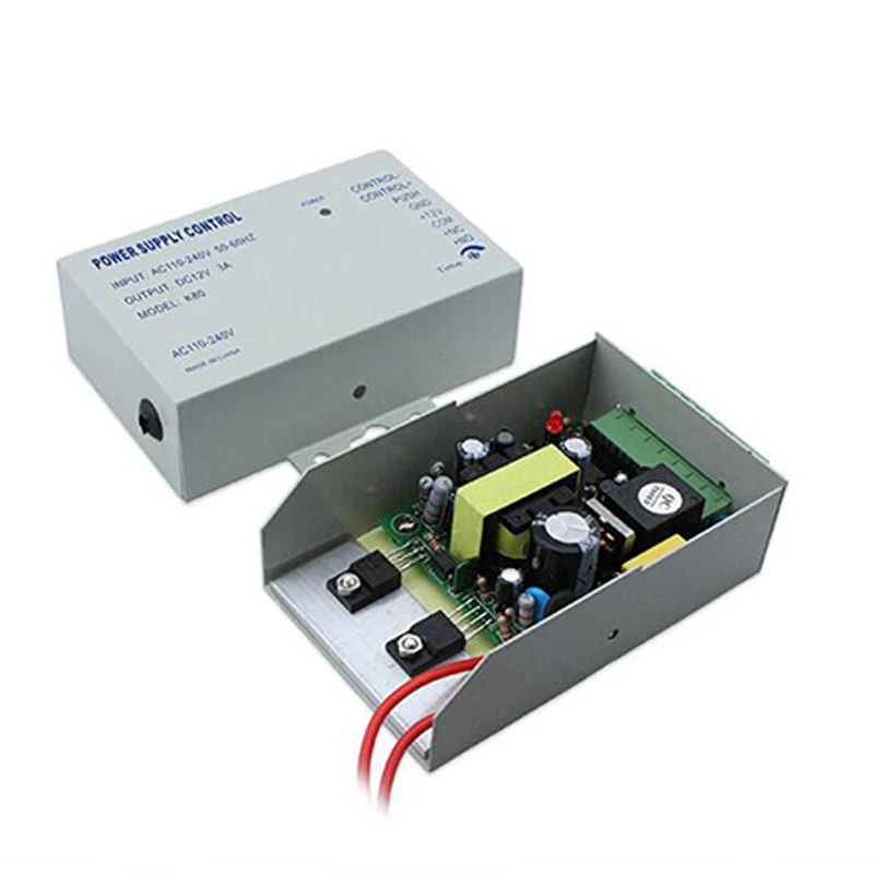 110 до 240 В 50 ~ 60 Гц вход 12V3A выход контроль доступа трансформатор источник питания