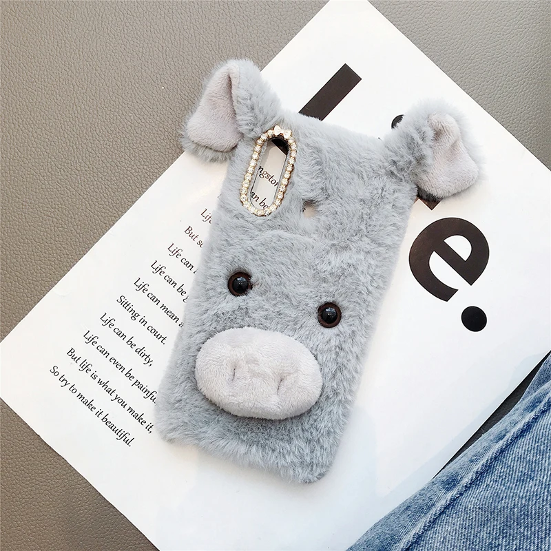 DIY мягкие пушистые длинные волосы Luckly Красивый Стильный чехол для защиты