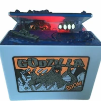 2021 high quality electronic money box godzillas home piggy bank steal coin automatically for kidsbirthday christmas gift