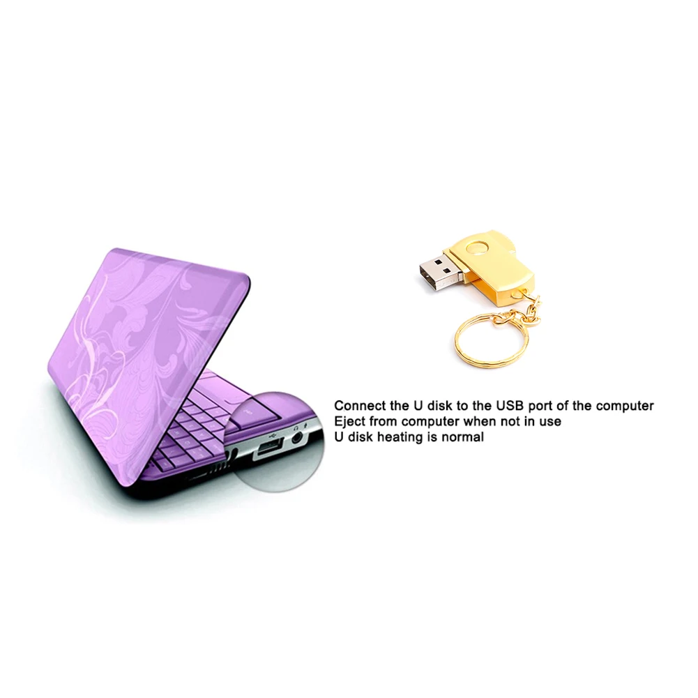 

1Pcs USB Flash Drive Memory Stick Metal USB Mini 128GB 64GB 32GB 16GB 8GB 4GB Thumb Jump Drive for PC High Speed