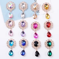 alloy jewelry hair accessories materials 10pcs fashion diy jewelry accessories flower disc drill buckle water drop pendant