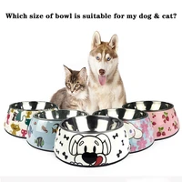 pet supplies dog bowl dog pot cat food bowl cat bowl double bowl dog food bowl large large dog stainless steel pet bowl