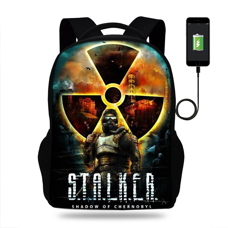 Рюкзак Mochila stalkering shadower Многофункциональный школьный рюкзак с usb зарядкой для