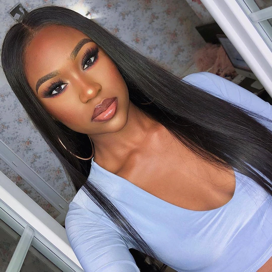 Прямые бразильские вплетаемые волосы в пучках влажные и волнистые Короткие