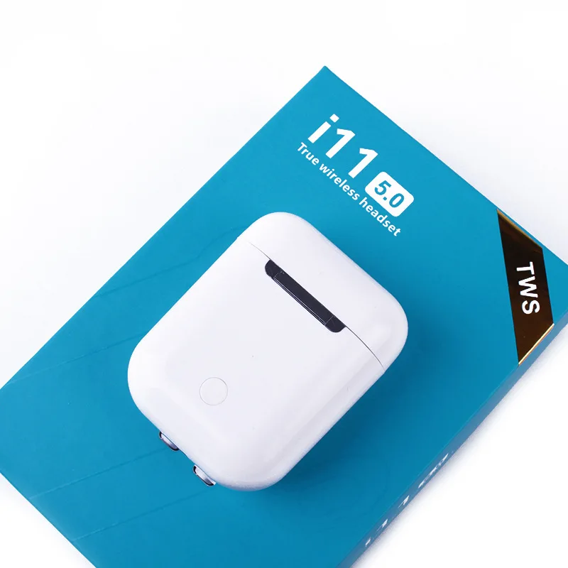 100 шт./лот i11 TWS Bluetooth 5,0 беспроводные наушники мини наушники с микрофоном для iPhone 7 samsung S6 S8 Xiaomi