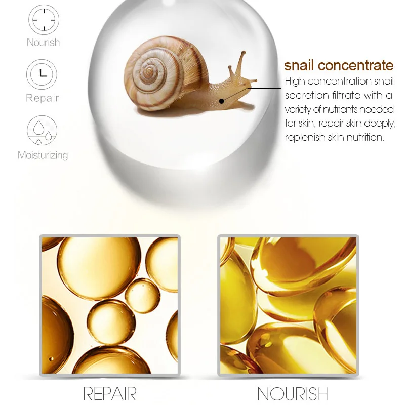 Улиточный крем увлажняет восполняет чистый анти чувствительный QRD88| |