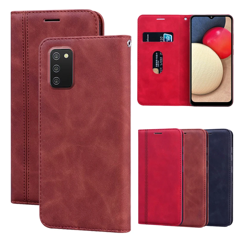 

Чехол для Samsung Galaxy M02s, защитный флип-чехол, кожаный магнитный чехол, чехол для Samsung M02s M02 S, чехол-книжка, бумажник, чехол Etui