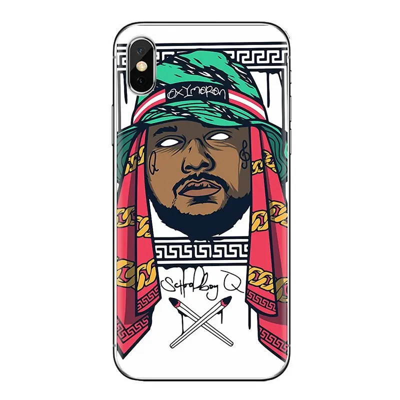 Soft Transparent Skin Case For HTC One U11 U12 X9 M7 M8 A9 M9 M10 E9 Plus Desire 630 530 626 628 816 820 830 hip hop schoolboy q |