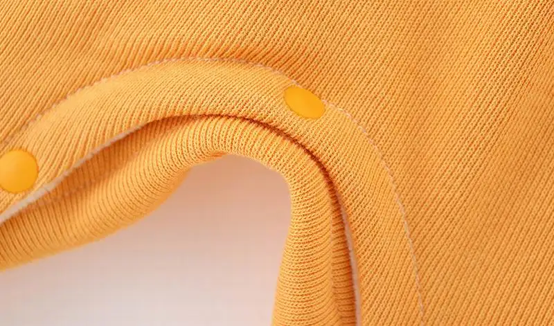 

2020 Winter New Baby Girl Romper Yellow Fleece Thick Warm Long Sleeve Newborn Rompers Overalls Baby Clothes 0-2Y E8525