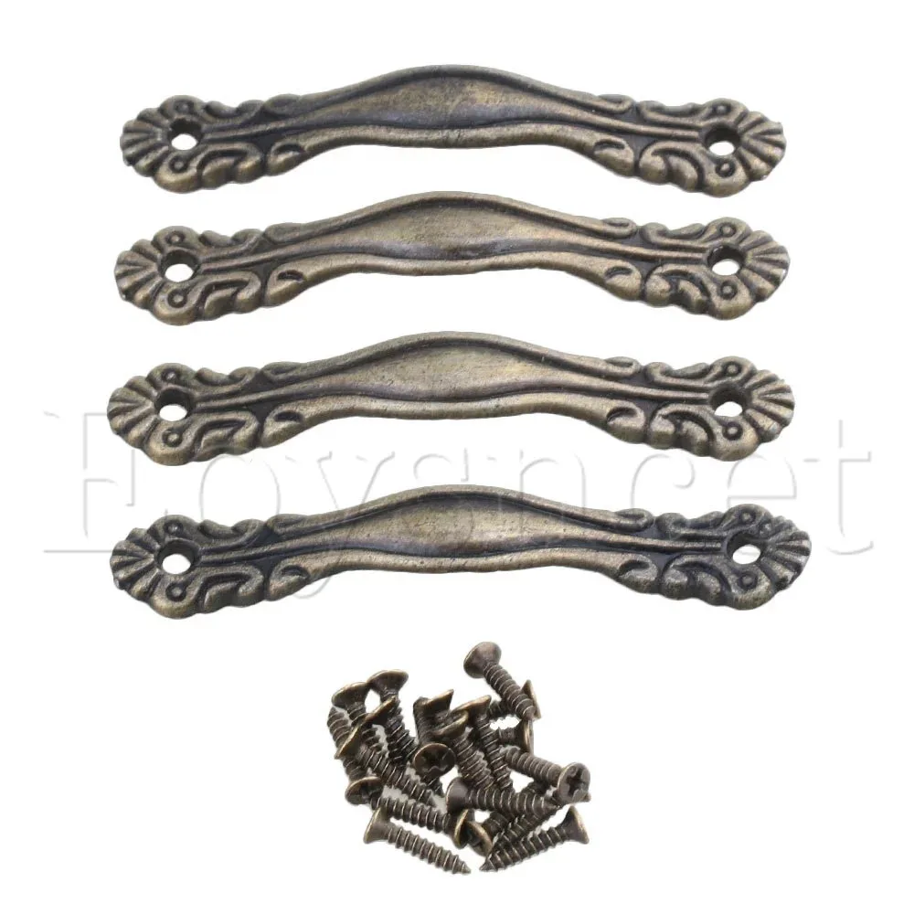 4 шт. бронзовые ручки для ящиков и шкафов | Обустройство дома