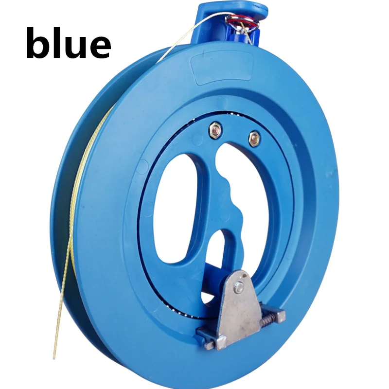 Kite Reel Winder Fire Wheel String Flying Handle Tool Twisted Line Outdoor Round Blue Grip For Accessories 200M | Игрушки и хобби