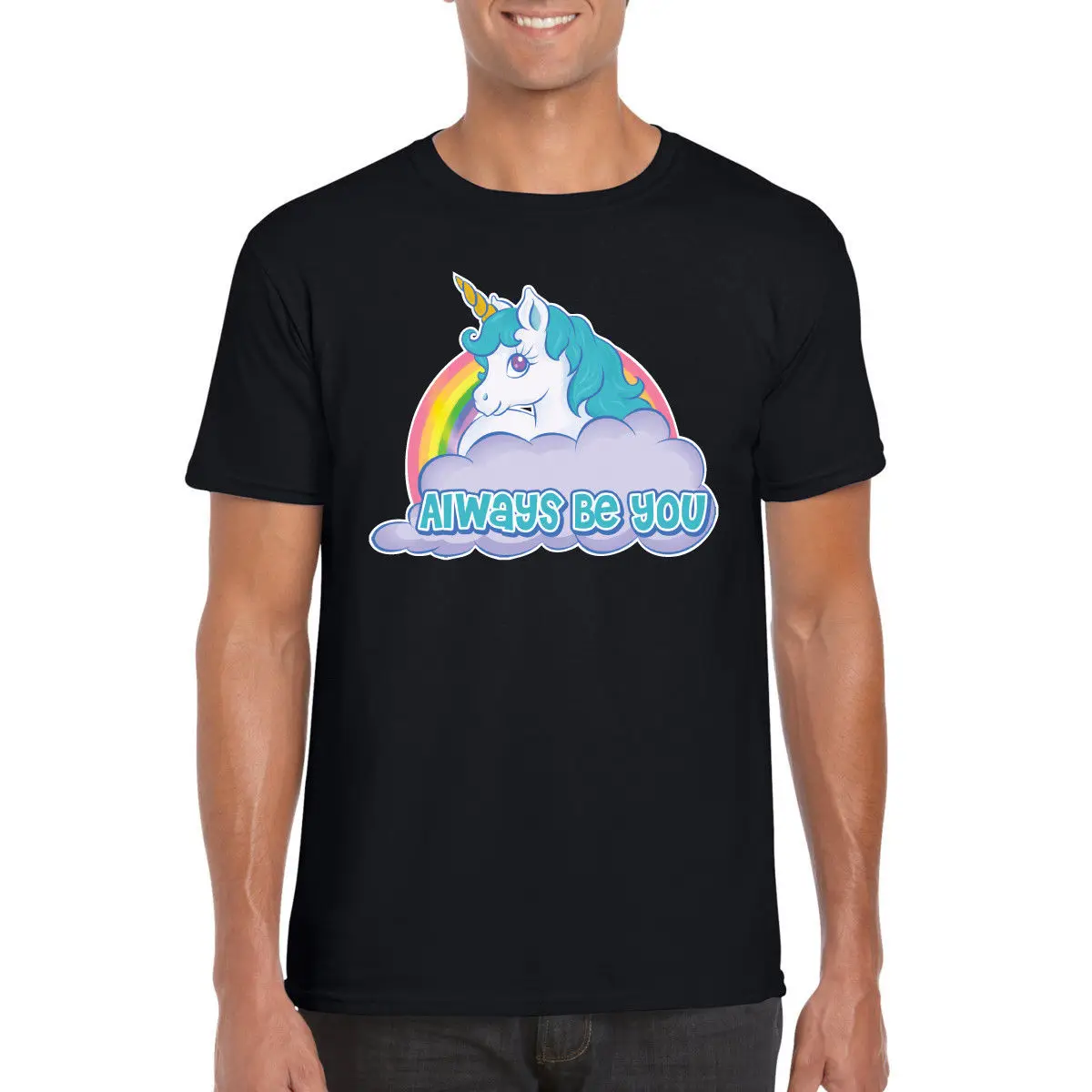 Центральный интеллект Единорог рок Дуэйн Джонсон для мужчин s забавная футболка