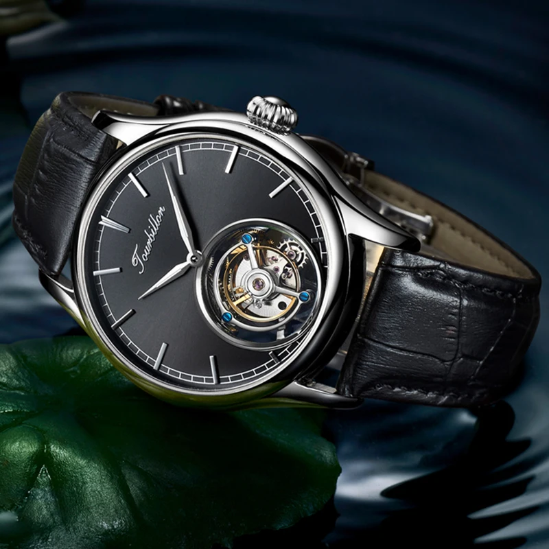Tourbillon часы GIV on механические сапфировые мужские Топ Бренд роскошные Relogio
