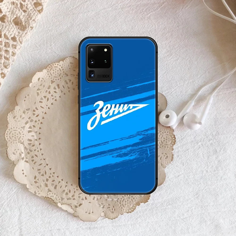 

Zenit Saint Petersburg Phone Case Cover Hull For Samsung Galaxy S 7 8 9 10 e 20 FE edge uitra plus Note 9 10 20 black Prime