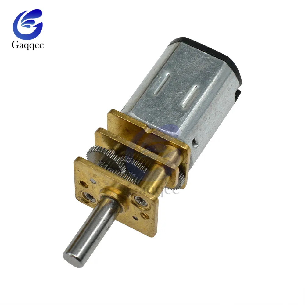 Миниатюрный редукторный электродвигатель постоянного тока 100 об/мин 3 в 6 12 В с