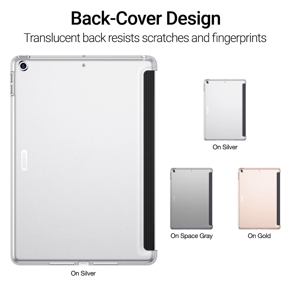 Чехол ESR для iPad 8th 2020 прозрачная задняя крышка из ТПУ тонкая мягкая 7th 2019 чехол 10 2