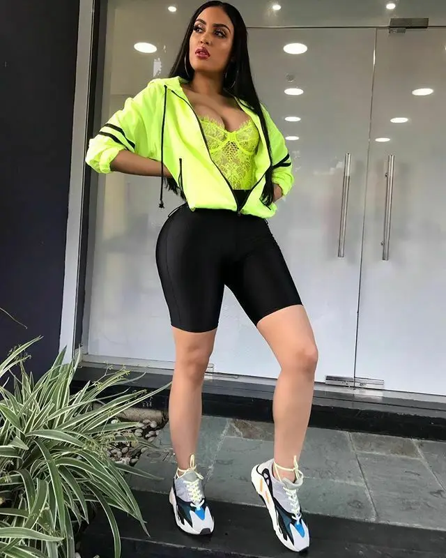 Летние женские эластичные короткие леггинсы повседневные велосипедные длиной