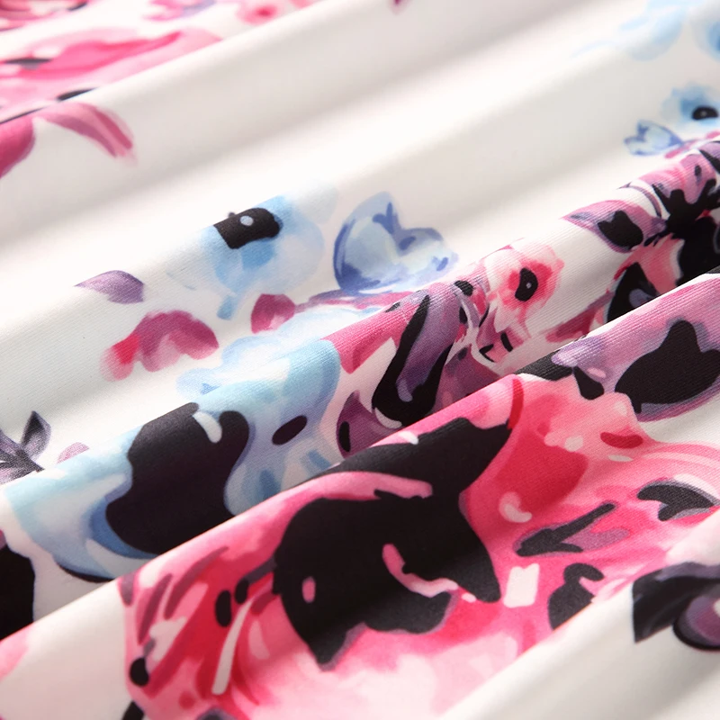 

3-8T Parent-Child Dress Mother And Daughter Stitching Dress Family Matching Clothes Outfits Mom And Girls' Clothing Long Skirt