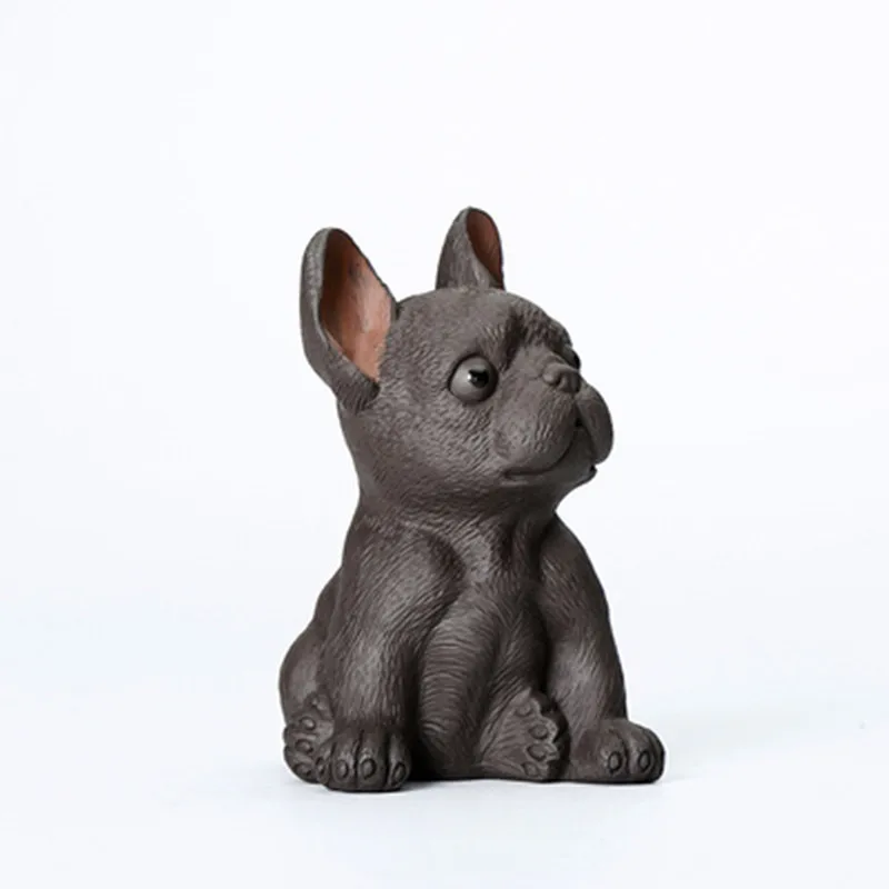 

Handmade Purple Clay Tea Pet Ornaments Can Raise Zisha Zhaocai Dog Wangcai Cute Creative Tea Set Tea Play Zodiac Dog