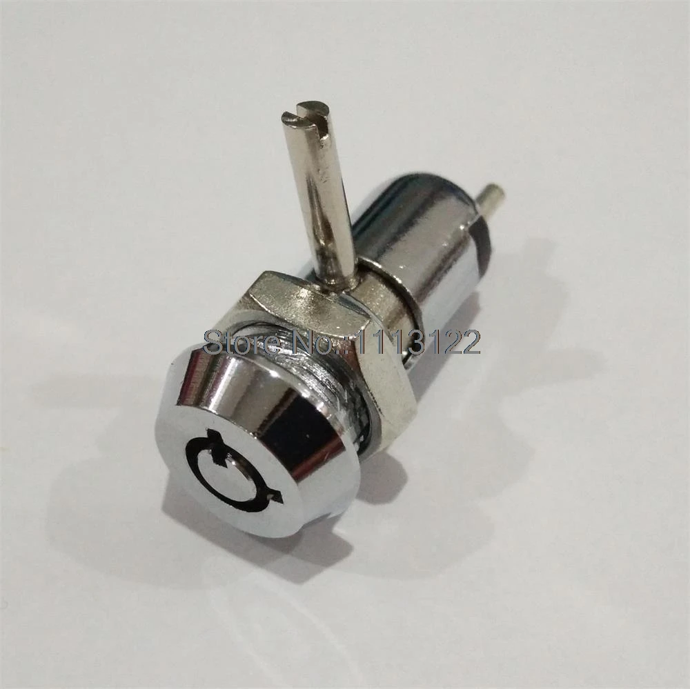 Цинковый сплав 4 контакта маленький переключатель замок с пластиковой крышкой