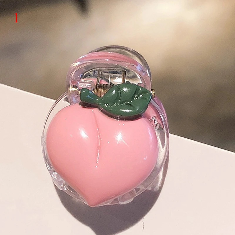 Милые заколки для волос с фруктами и овощами Модные прозрачные Kawaii мини