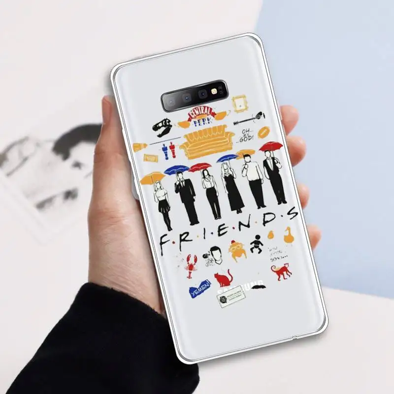 

Central Perk Friends tv show luxury protective Phone Case Transparent For Samsung Galaxy A 71 21s S note 8 9 10 plus 20 ultra