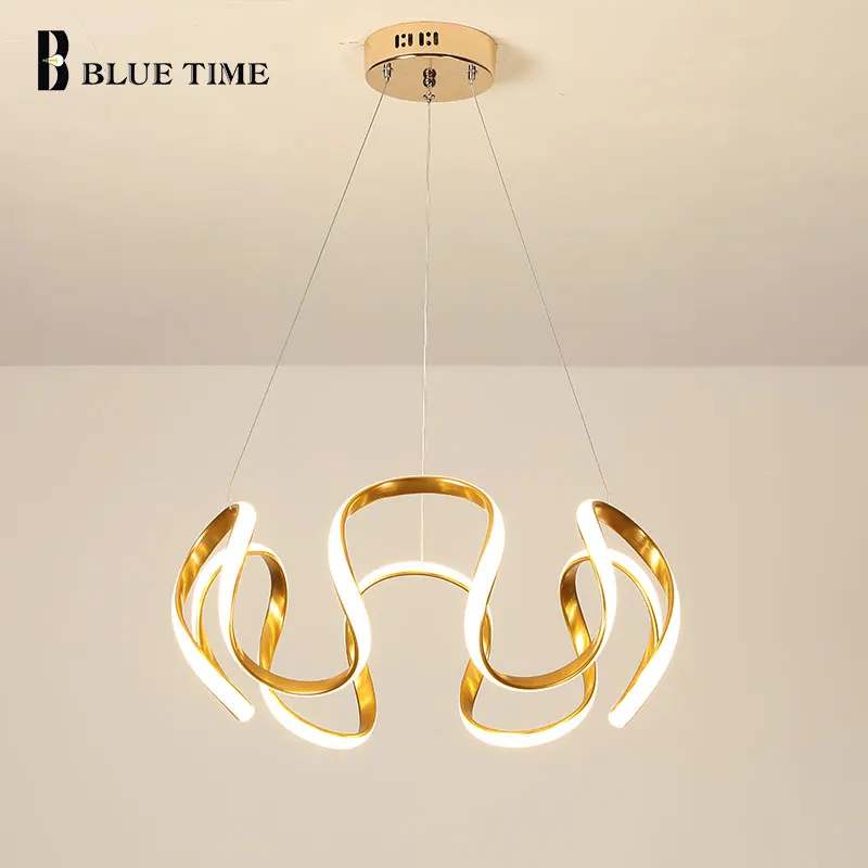 Домашняя современная светодиодная люстра освещение для спальни гостиной