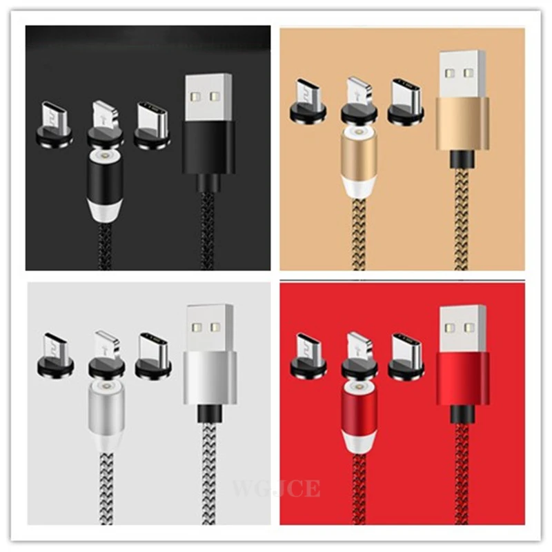 Магнитный кабель USB для быстрой зарядки кабель usb type C Магнитный кабель для зарядки данных Micro USB кабель для мобильного телефона USB шнур
